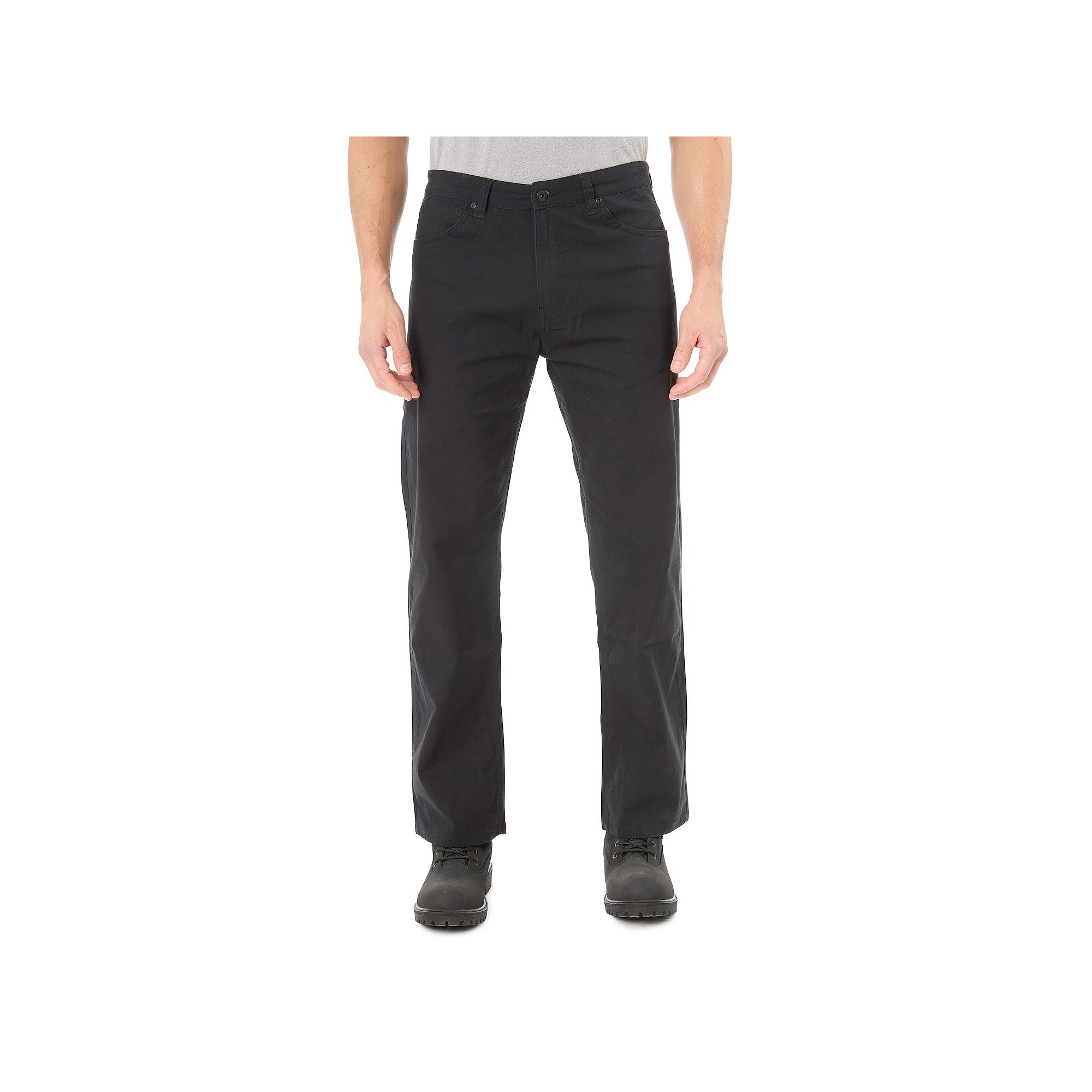 Mens Smiths Workwear Stretch Canvas Pants, Size: 32X30, Black