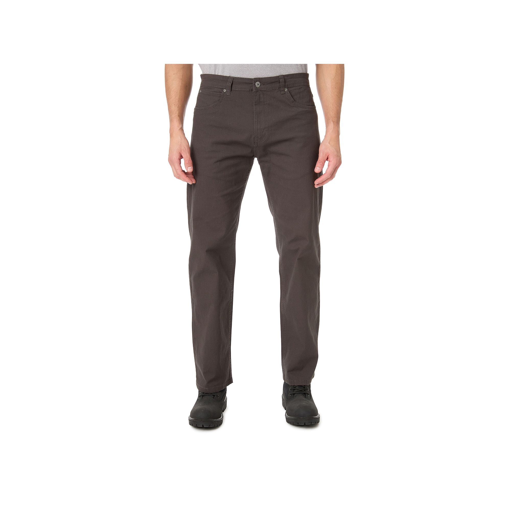 Mens Smiths Workwear Stretch Canvas Pants, Size: 32X30, Granite Grey