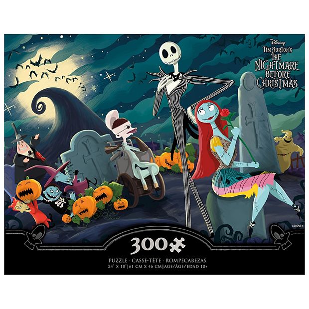 Ceaco Nightmare Before Christmas Puzzle Graveyard Party