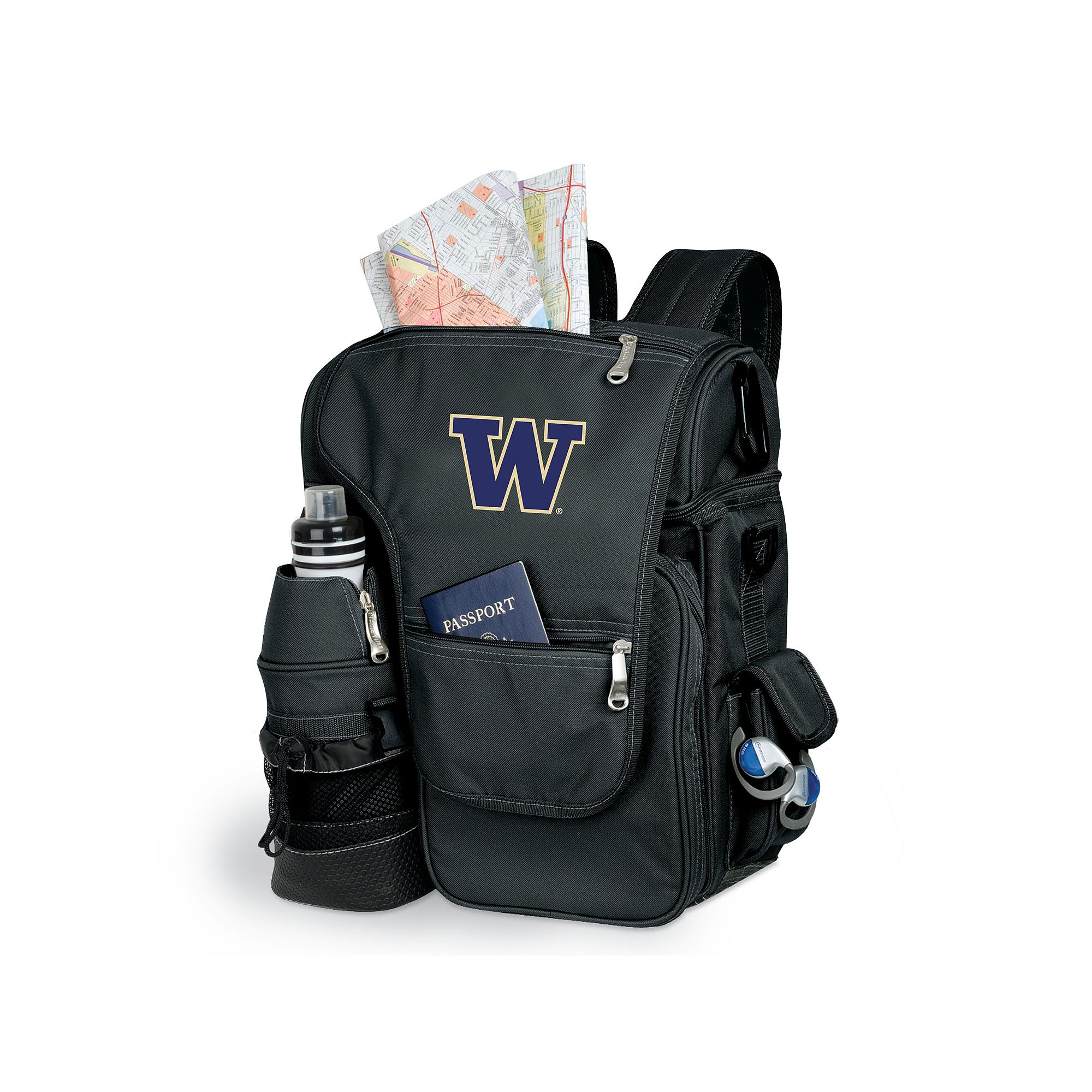Washington Huskies Insulated Backpack, Black