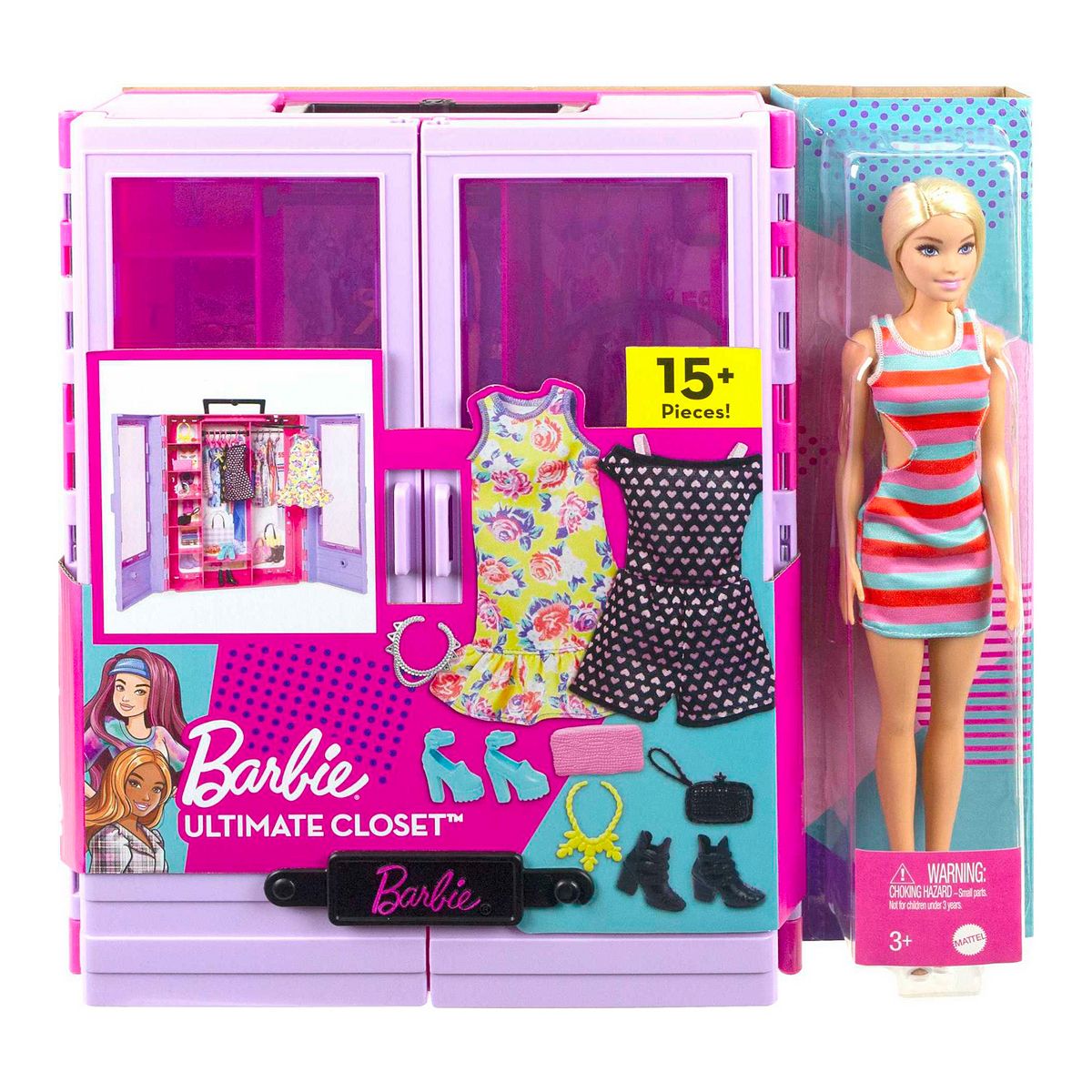 Barbie best sale fashionistas wardrobe