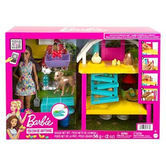 Barbie® Hatch & Gather Egg Farm, Doll, and Accessories