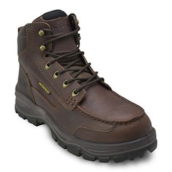AdTec Men's Tumbled Leather Waterproof Work Boots