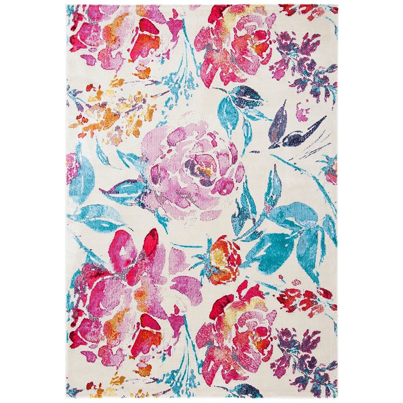 29111539 Safavieh Lillian Doria Rug, White, 8X10 Ft sku 29111539