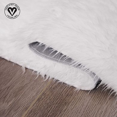 My Magic Carpet Vegan Faux Fur Machine Washable Rug