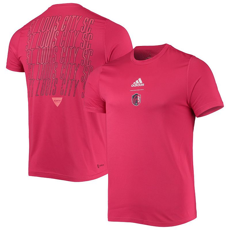 Mens St. Louis City SC Red adidas Creator Club T-Shirt, Size: Medium
