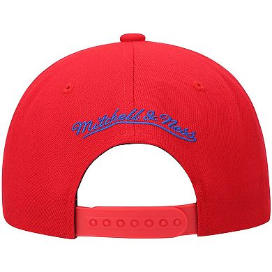 Men's Mitchell & Ness Red/Royal LA Clippers Team Two-Tone 2.0 Snapback Hat