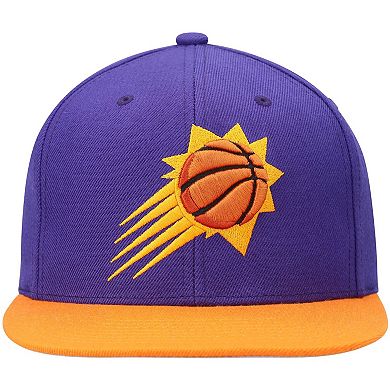 Men's Mitchell & Ness Purple/Orange Phoenix Suns Team Two-Tone 2.0 Snapback Hat