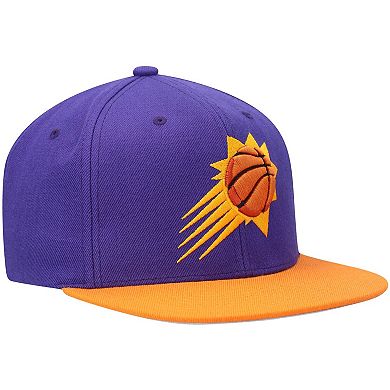 Men's Mitchell & Ness Purple/Orange Phoenix Suns Team Two-Tone 2.0 Snapback Hat