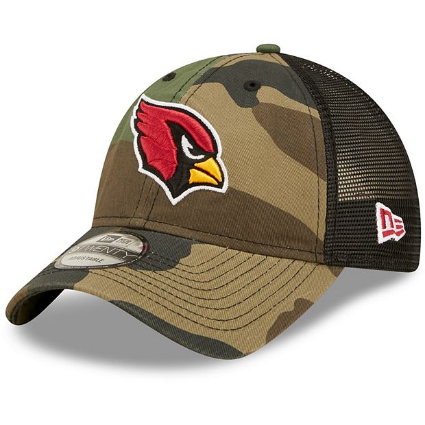 Black Arizona Cardinals Flat Bill Hat