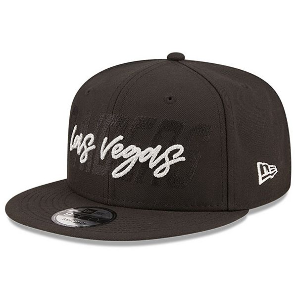 New Era Las Vegas Raiders 2022 NFL Draft 9FIFTY Black Snapback Hat