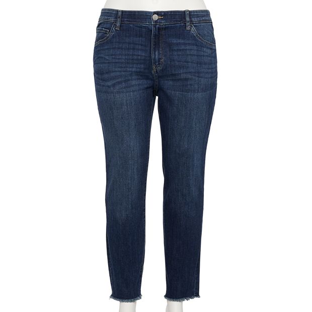 Plus Size Sonoma Goods For Life® Premium Mid Rise Curvy Skinny Jeans