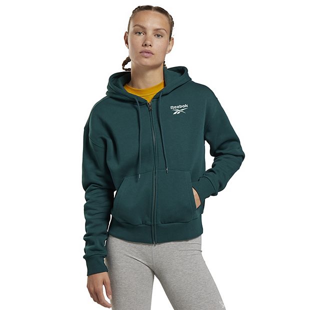 Reebok zip up online hoodie womens