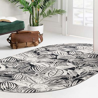 Unique Loom Ocho Blossom Rug