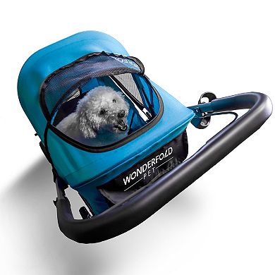 WonderFold P-Series Pet Stroller with Reversible Handle