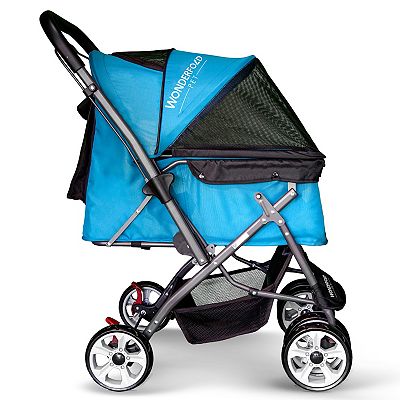 WonderFold P Series Pet Stroller with Reversible Handle