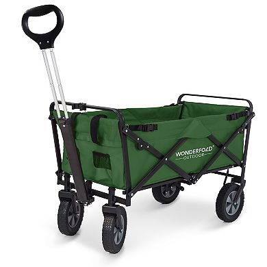 Wonderfold S-Series Utility Folding Wagon with Self Stand
