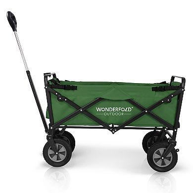 Wonderfold S-Series Utility Folding Wagon with Self Stand
