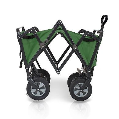 Wonderfold S-Series Utility Folding Wagon with Self Stand