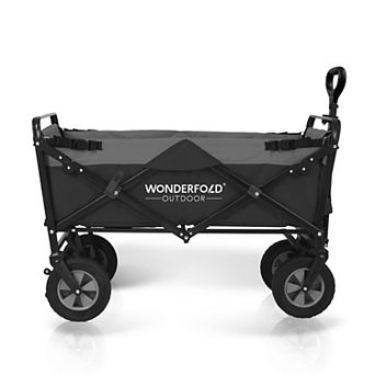 Wonderfold S-Series Utility Folding Wagon with Self Stand