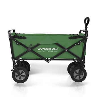 Wonderfold S-Series Utility Folding Wagon with Self Stand