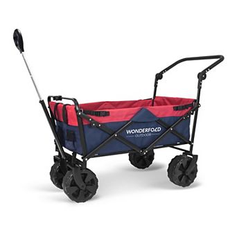 Wonderfold S-Series Utility Beach Tire Folding Wagon