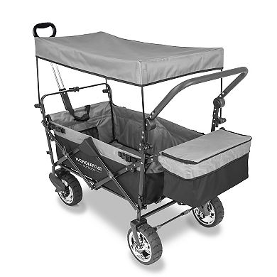 WonderFold S-Series Utility Premium Folding Wagon with Canopy