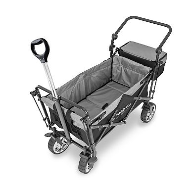 WonderFold S-Series Utility Premium Folding Wagon with Canopy