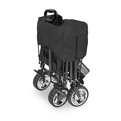 WonderFold S-Series Utility Premium Folding Wagon with Canopy