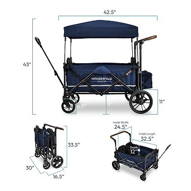 Wonderfold X4 Push & Pull Quad Stroller