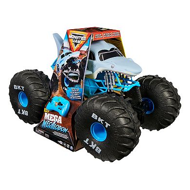 Monster Jam Official Mega Megalodon All-Terrain Remote Control Monster Truck