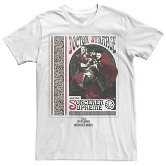 Men's Marvel Doctor Strange Movie 2 Sorcerer Supreme Groupshot Tee