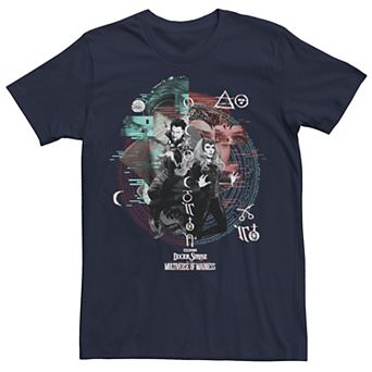 Men's Marvel Doctor Strange Movie 2 Magic Glitch Tee