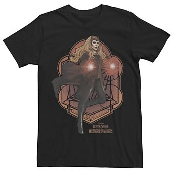 Men's Marvel Doctor Strange Movie 2 Wanda Mandala Pose Seal Tee