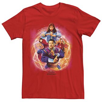 Men's Marvel Doctor Strange Movie 2 Strong Three Hero Groupshot Tee