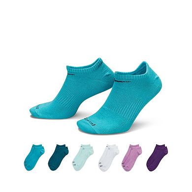 Women's Nike 6-Pack Everyday Plus Lightweight Training No-Show Socks