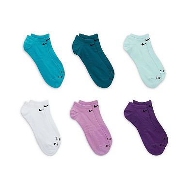 Women's Nike 6-Pack Everyday Plus Lightweight Training No-Show Socks