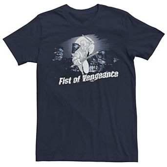 Men's Marvel Moon Knight Suit Fist Of Vengeance City Buildings Tee