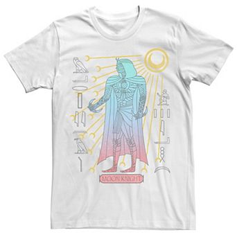 Men's Marvel Moon Knight Mummy Glyphs Tee