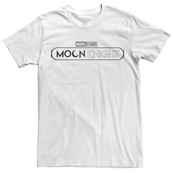 Men's Marvel Moon Knight Black Logo Tee