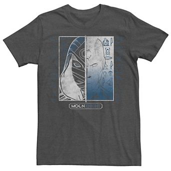 Men's Marvel Moon Knight Split Headshot Boxed Tee