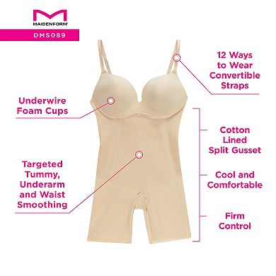 Women's Maidenform® Firm Control All-in-One Shapewear with Built-in Bra DMS089