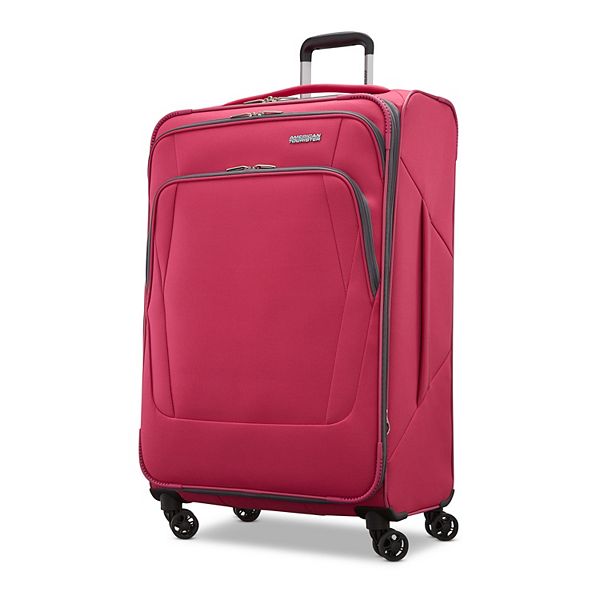 American Tourister Burst Max Quatro Softside Spinner Luggage - Fuchsia Pink (25 INCH)