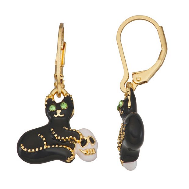 Cat on sale earrings kohls