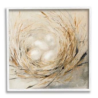 Stupell Home Decor Abstract Baby Bird Nest Wall Art