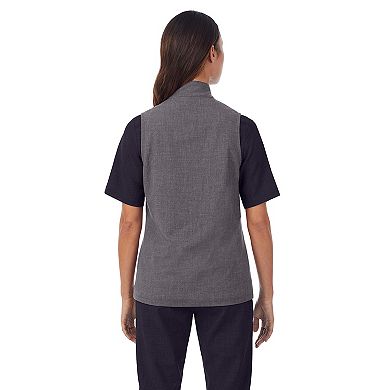Women's Cuddl Duds® Scrubs 5-Pocket Lined Vest