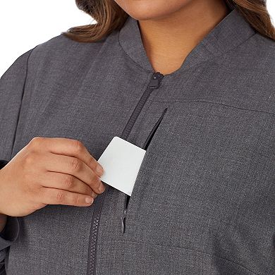 Plus Size Cuddl Duds® Scrubs 5-Pocket Lined Jacket