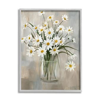Stupell Home Decor Daisy Bouquet Framed Wall Art
