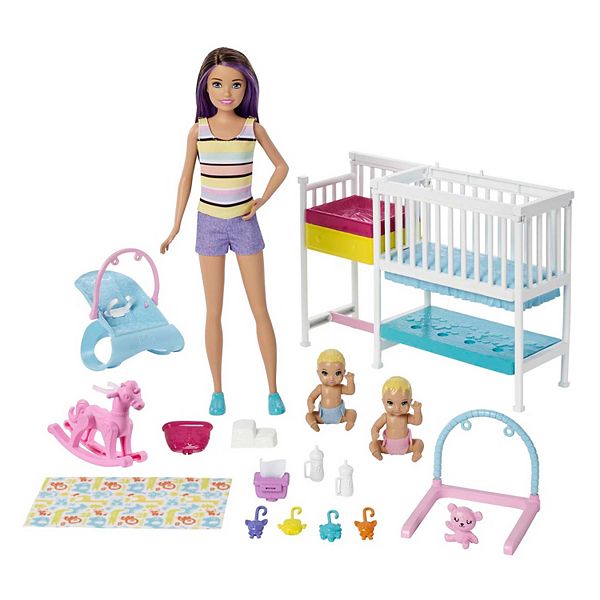 Ontleden Pennenvriend bovenste Barbie® Skipper Babysitters Inc. Nap 'n' Nurture Nursery Dolls and Playset
