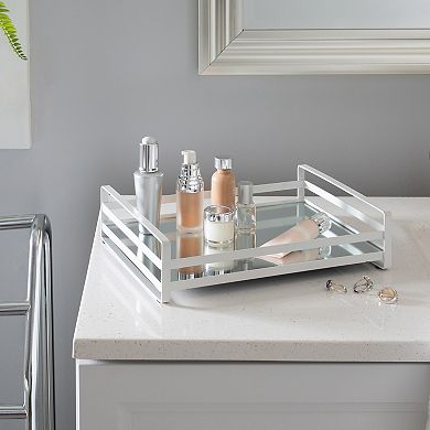 Home Details Flat Wired Rails Large Vanity Tray